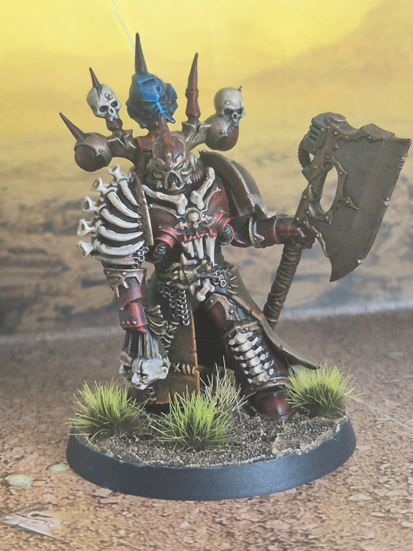 Chaos Space Marines Legionaries (5 Marines) gebaut & bemalt auf Bestellung