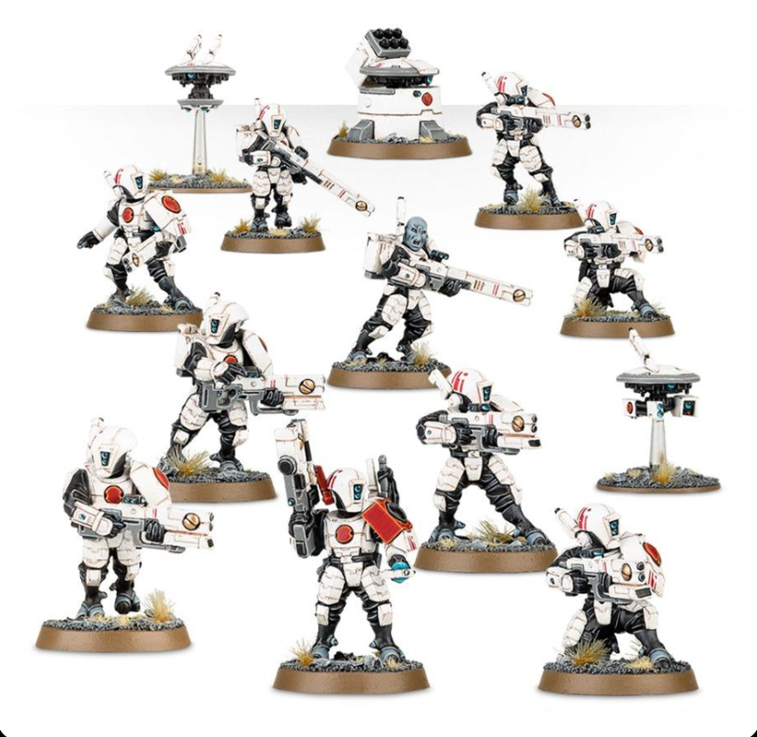 Tau Fire Warriors Strike Team Gussrahmen