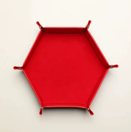 Faltbare sechseckige Würfelbox