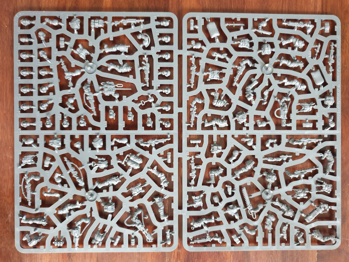 Einzelgussrahmen Astra Militarum Stoßtrupp