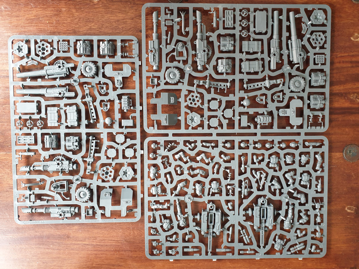 Einzelgussrahmen Astra Militarum Geschützteams