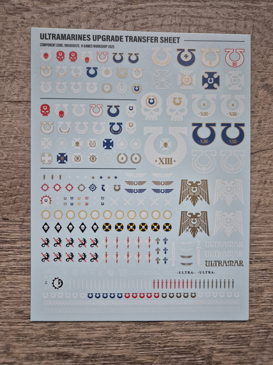 Ultramarine Transfer Sheet