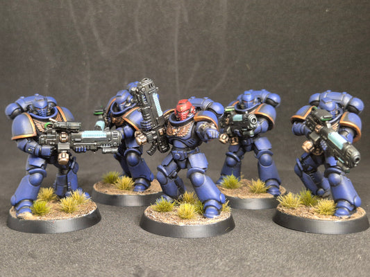 Space Marine Hellblaster Ultramarines bemalt