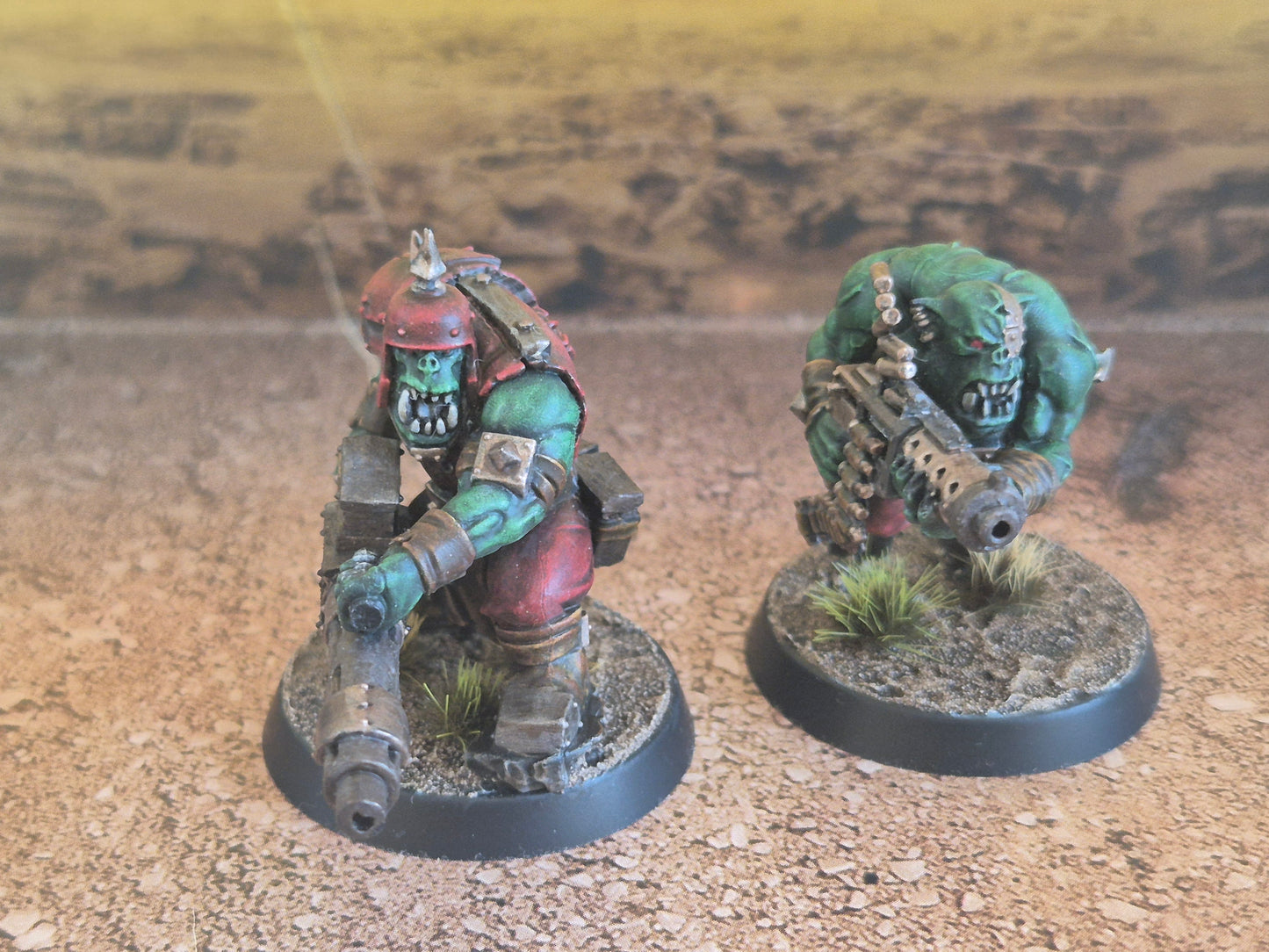 Ork Boyz Evil Sunz gebaut & bemalt