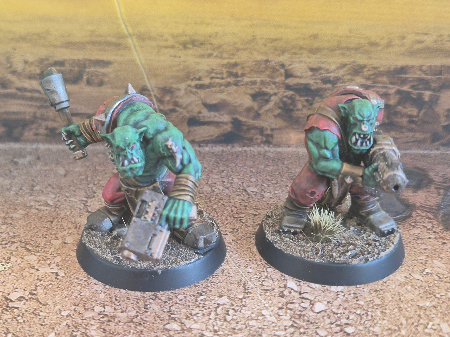 Ork Boyz Evil Sunz gebaut & bemalt