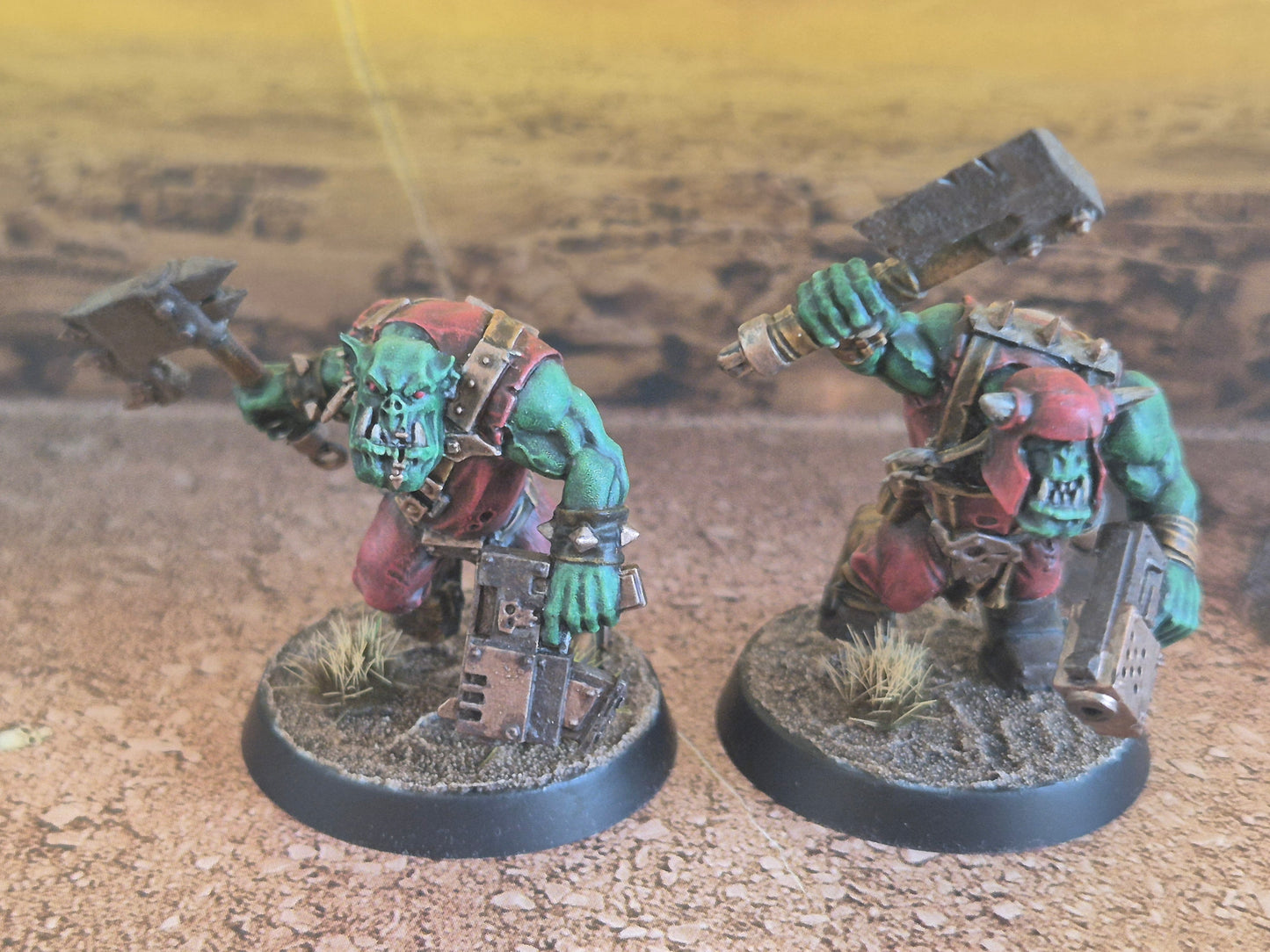 Ork Boyz Evil Sunz gebaut & bemalt