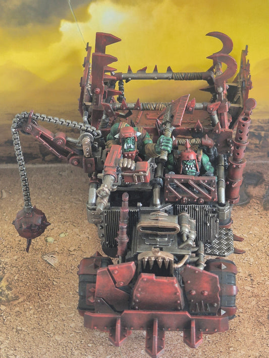 Warhammer 40K Ork Truck gebaut & bemalt