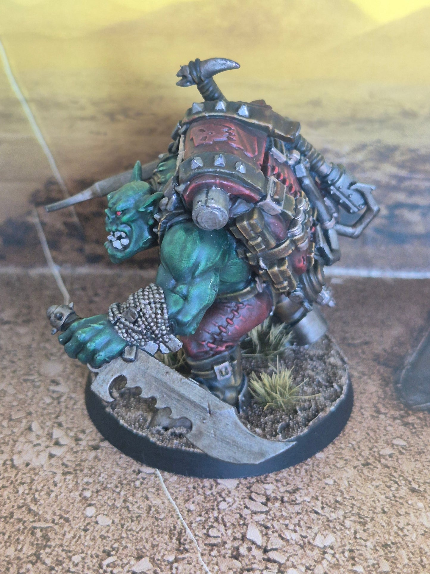 Warhammer 40K Orks Waaaghboss Snikrot gebaut & bemalt nach Bestellung