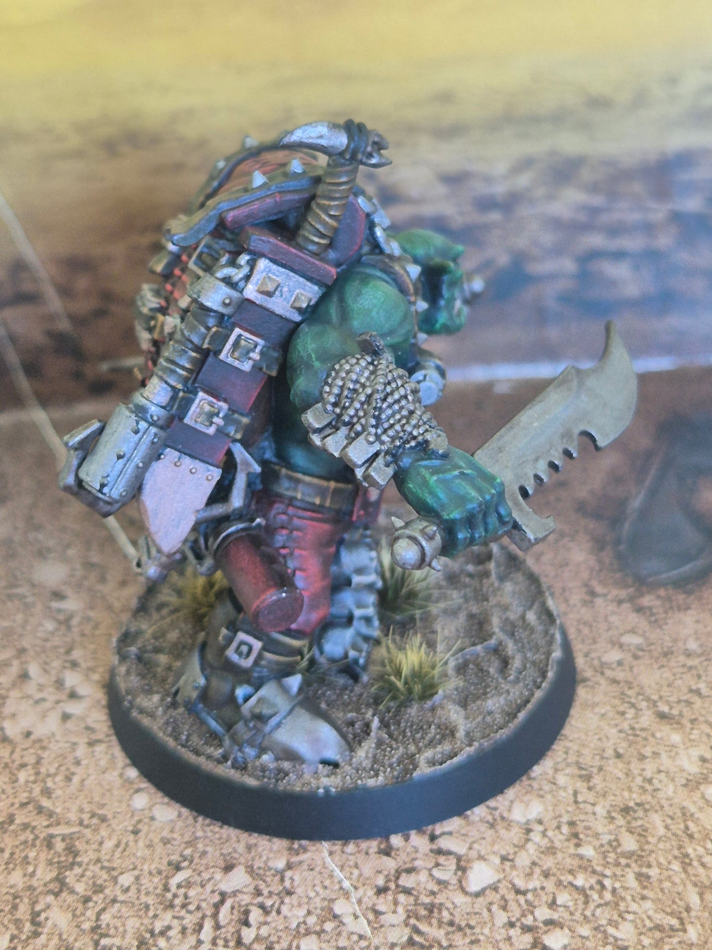 Warhammer 40K Orks Waaaghboss Snikrot gebaut & bemalt nach Bestellung
