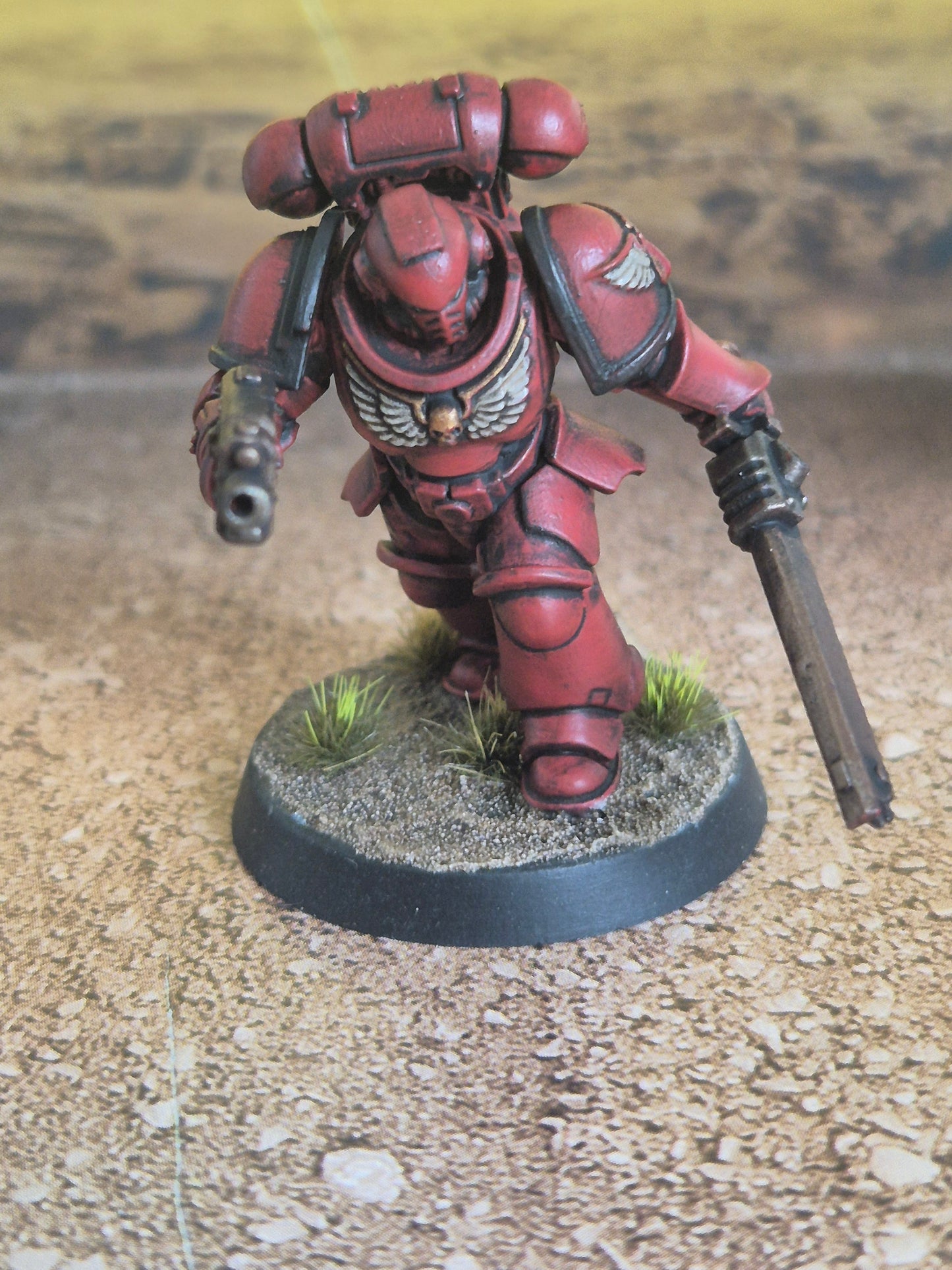 Warhammer 40K Space Marine Sturm Intercessoren gebaut & bemalt