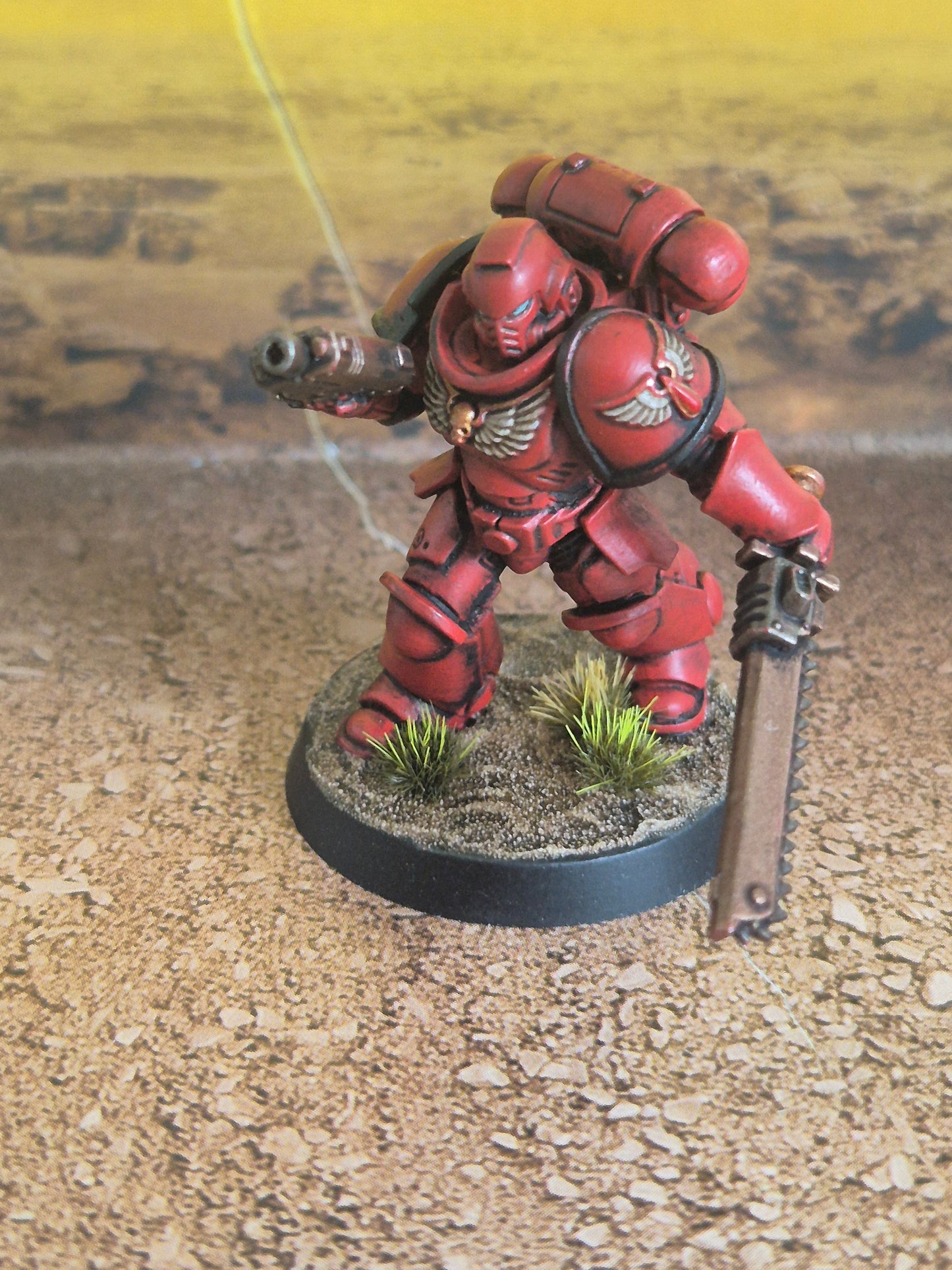 Warhammer 40K Space Marine Sturm Intercessoren gebaut & bemalt