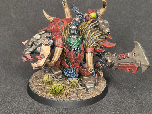 Warhammer 40K Orks Beastboss gebaut & bemalt nach Bestellung
