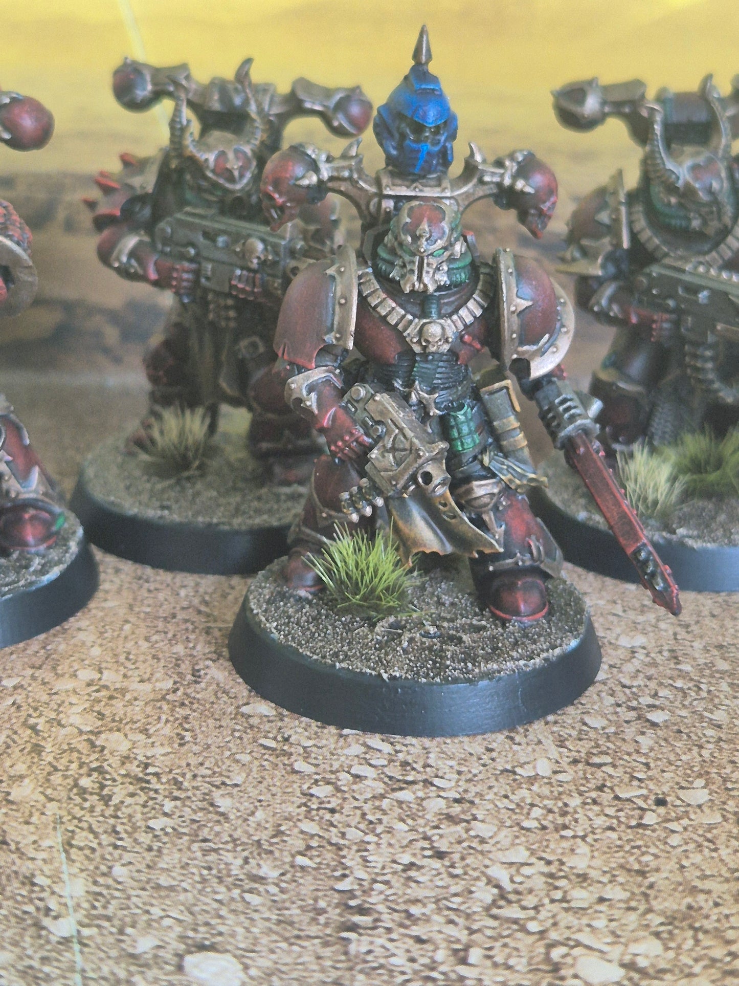 Chaos Space Marines Legionaries (10 Marines) gebaut & bemalt auf Bestellung
