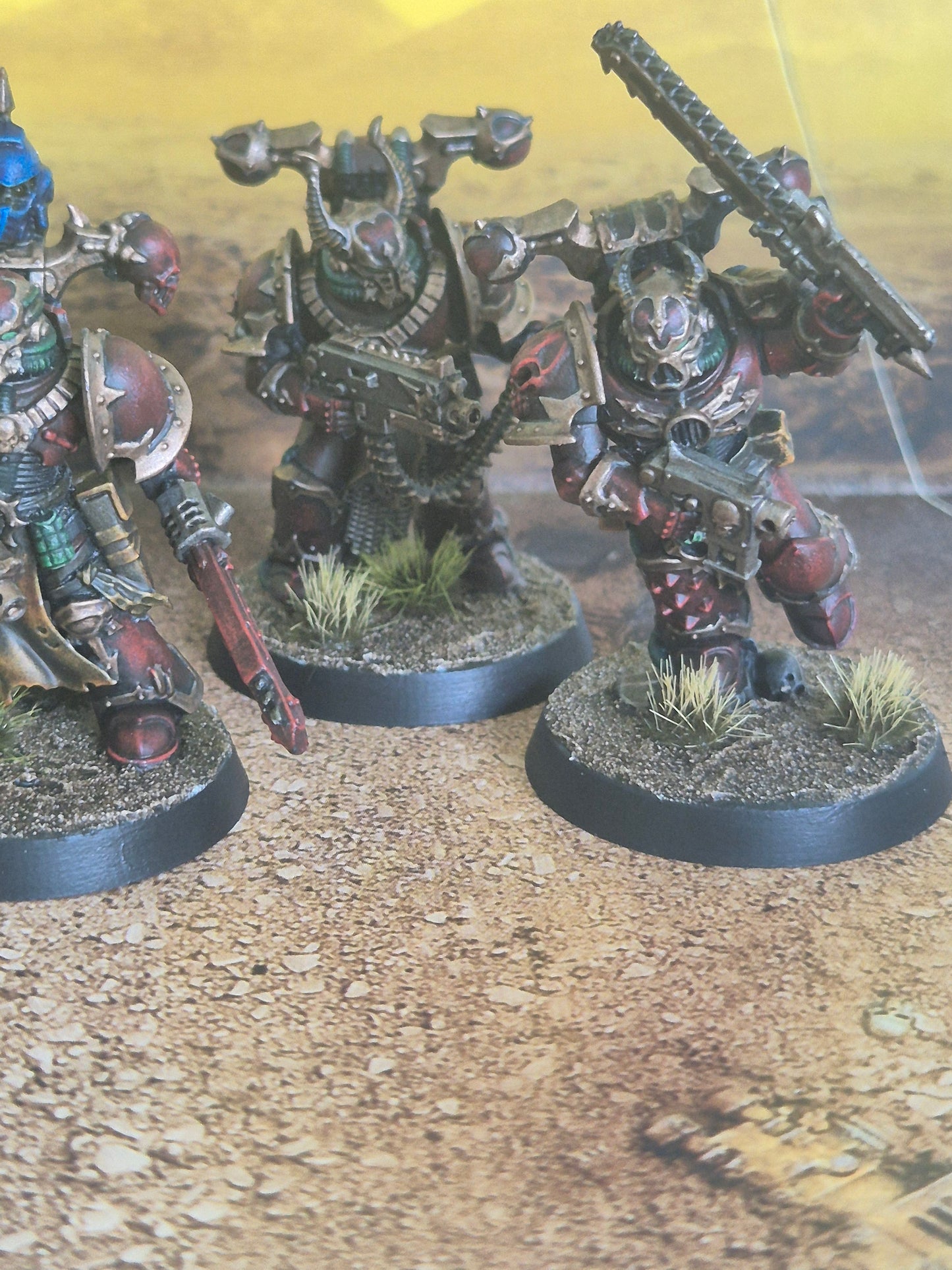 Chaos Space Marines Legionaries (10 Marines) gebaut & bemalt auf Bestellung