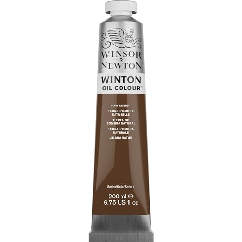 Winsor & Newton 1437048 Winton, feine hochwertige Ölfarbe - 200ml Tube mit gleichmäßiger Konsistenz, lichtbeständig, hohe Deckkraft, reich an Farbpigmenten - Phthalo Dunkelgrün