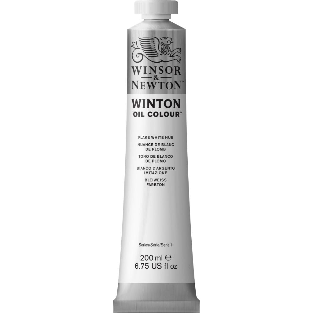 Winsor & Newton 1437048 Winton, feine hochwertige Ölfarbe - 200ml Tube mit gleichmäßiger Konsistenz, lichtbeständig, hohe Deckkraft, reich an Farbpigmenten - Phthalo Dunkelgrün