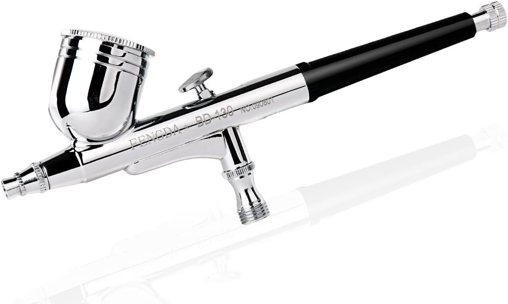 Fengda FD-18-2K Airbrush set Komplett mit Kompressor Mächtig Luftstrom und Luftdruck, Airbrushpistole und airbrush Zubehör. Profi Starter set.