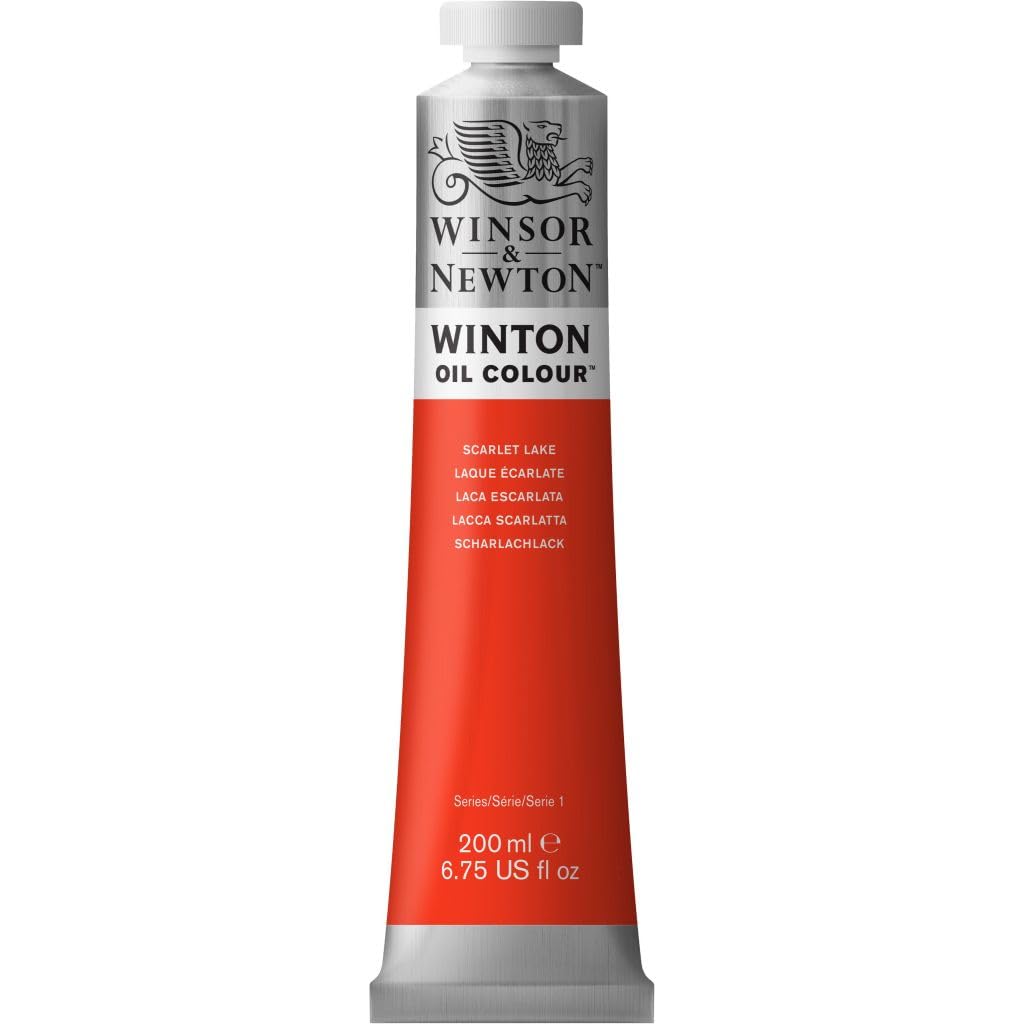 Winsor & Newton 1437048 Winton, feine hochwertige Ölfarbe - 200ml Tube mit gleichmäßiger Konsistenz, lichtbeständig, hohe Deckkraft, reich an Farbpigmenten - Phthalo Dunkelgrün