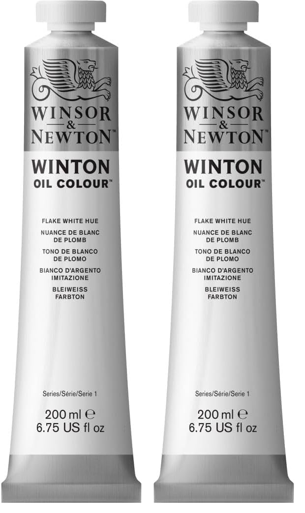 Winsor & Newton 1437048 Winton, feine hochwertige Ölfarbe - 200ml Tube mit gleichmäßiger Konsistenz, lichtbeständig, hohe Deckkraft, reich an Farbpigmenten - Phthalo Dunkelgrün