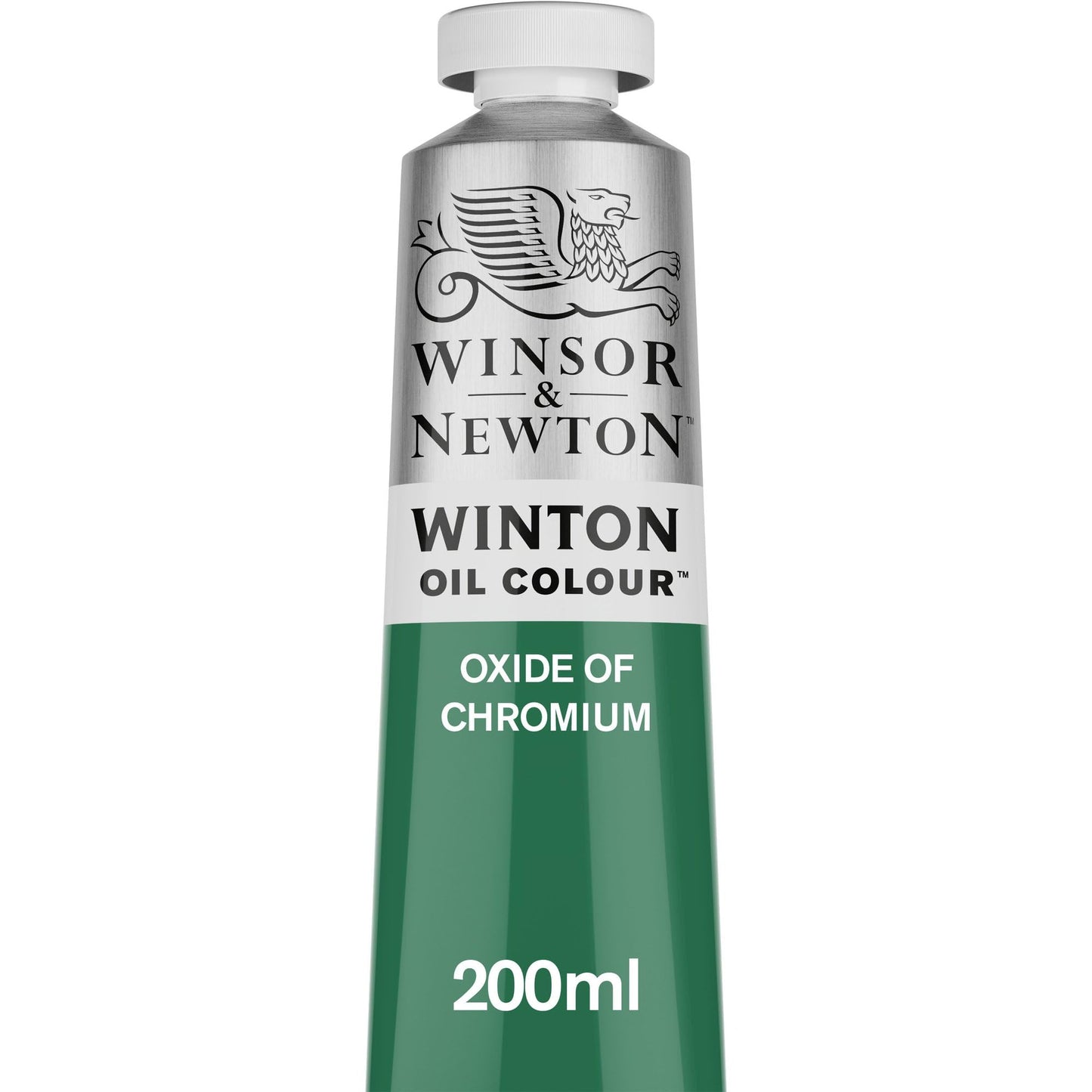 Winsor & Newton 1437048 Winton, feine hochwertige Ölfarbe - 200ml Tube mit gleichmäßiger Konsistenz, lichtbeständig, hohe Deckkraft, reich an Farbpigmenten - Phthalo Dunkelgrün