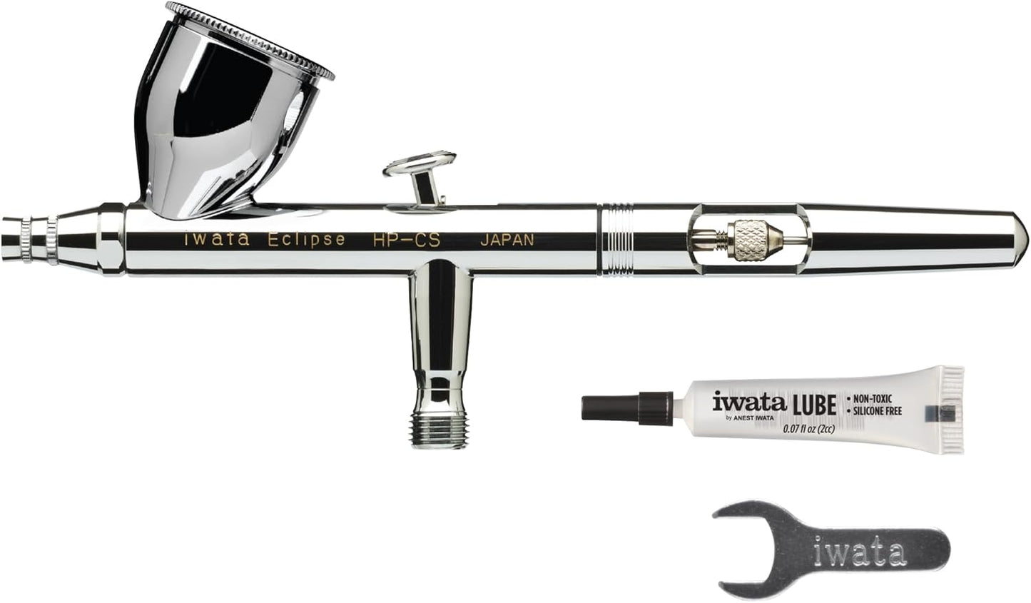 Iwata Eclipse HP CS Dual Action Airbrush-Pistole mit Fließbecher