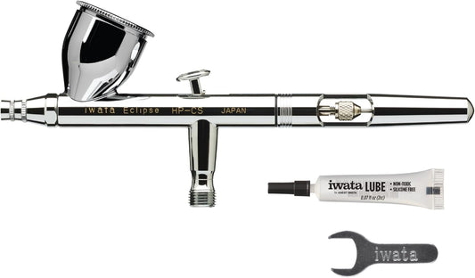 Iwata Eclipse HP CS Dual Action Airbrush-Pistole mit Fließbecher