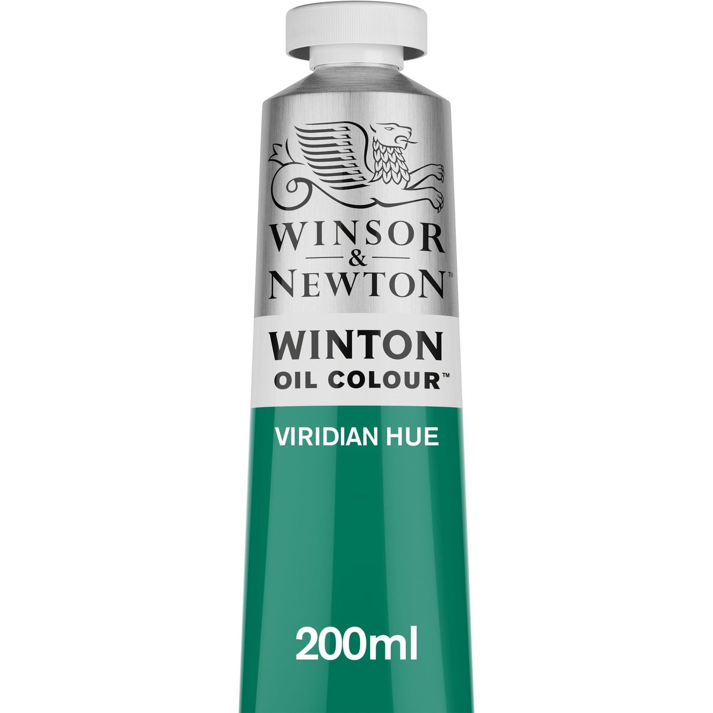 Winsor & Newton 1437048 Winton, feine hochwertige Ölfarbe - 200ml Tube mit gleichmäßiger Konsistenz, lichtbeständig, hohe Deckkraft, reich an Farbpigmenten - Phthalo Dunkelgrün