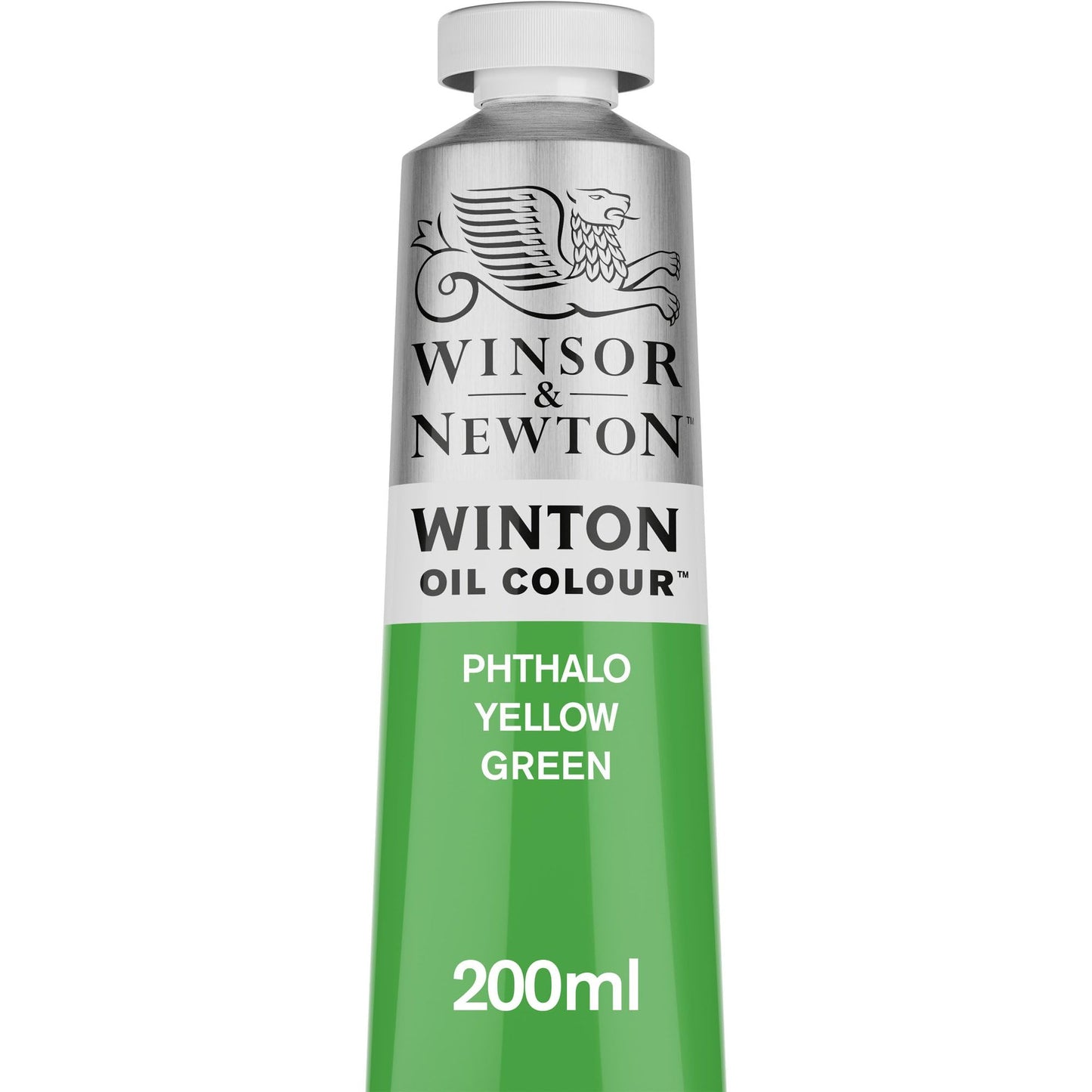 Winsor & Newton 1437048 Winton, feine hochwertige Ölfarbe - 200ml Tube mit gleichmäßiger Konsistenz, lichtbeständig, hohe Deckkraft, reich an Farbpigmenten - Phthalo Dunkelgrün