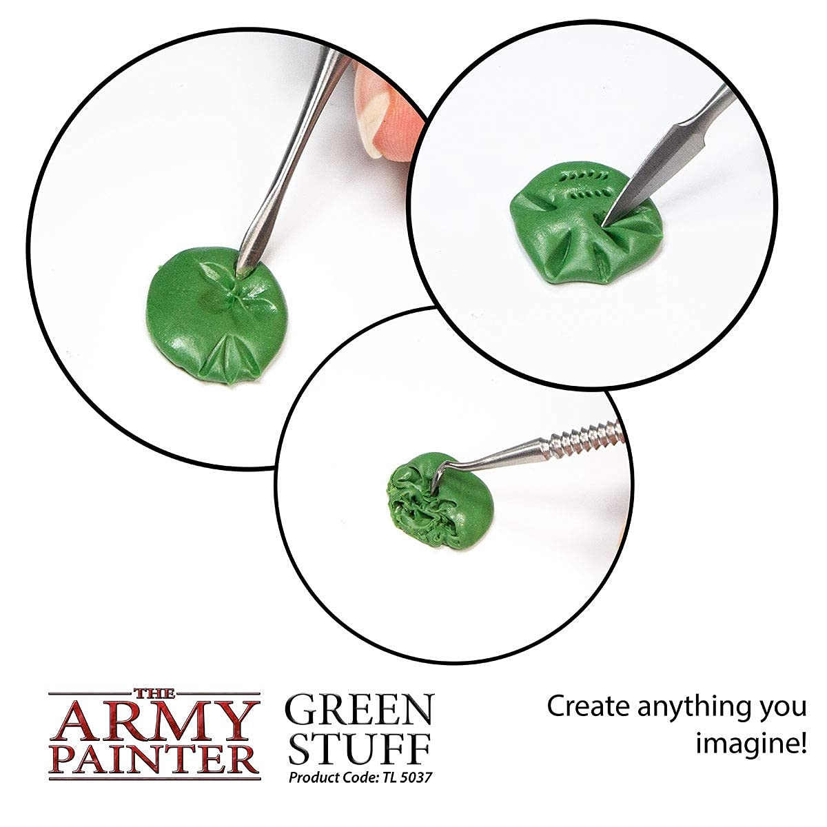 The Army Painter Green Stuff 2-pack is a 20 cm epoxy putty ideal for sculpting, modeling, and adhering plastics, resins, and metals. Perfect for Tabletop Wargaming Miniatures