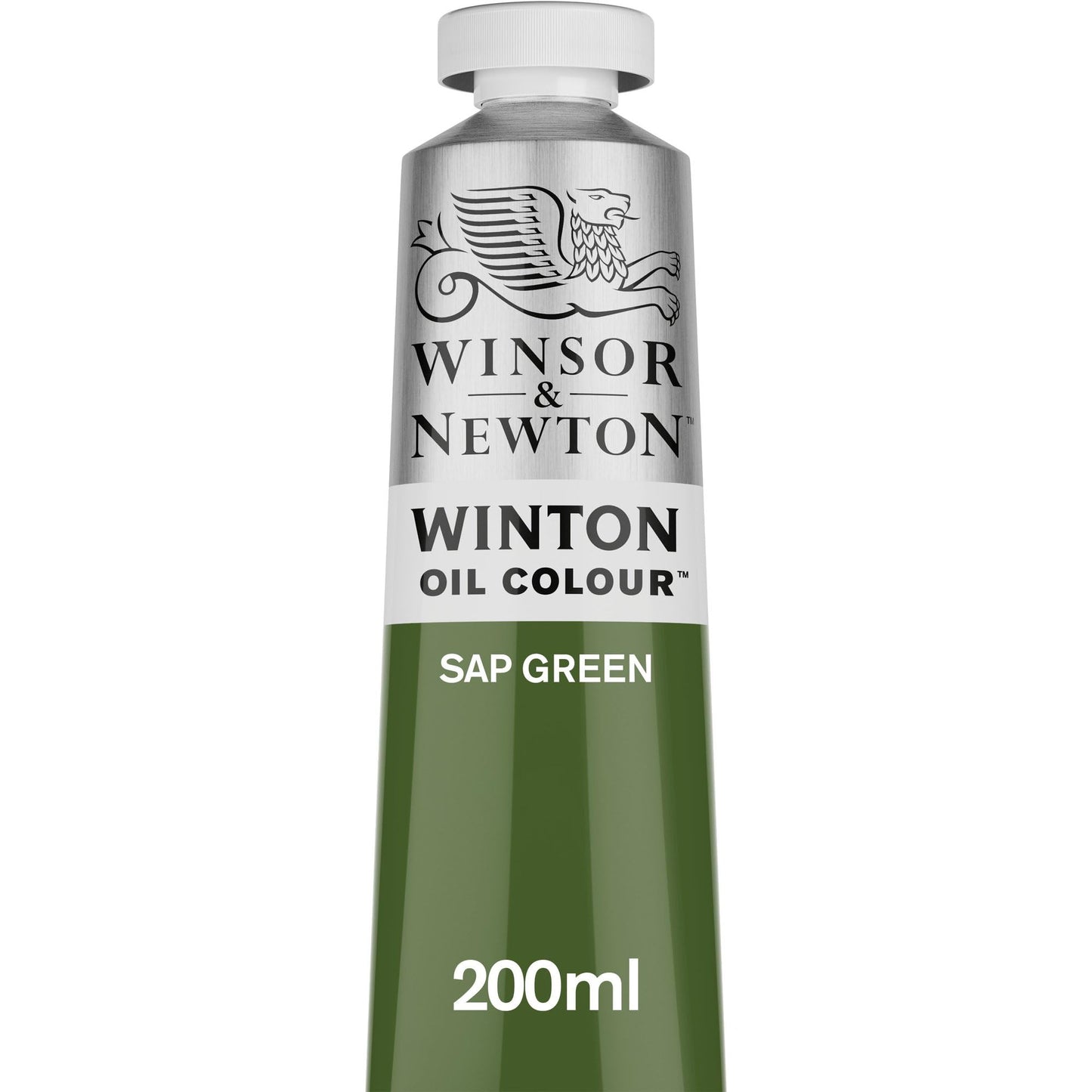 Winsor & Newton 1437048 Winton, feine hochwertige Ölfarbe - 200ml Tube mit gleichmäßiger Konsistenz, lichtbeständig, hohe Deckkraft, reich an Farbpigmenten - Phthalo Dunkelgrün