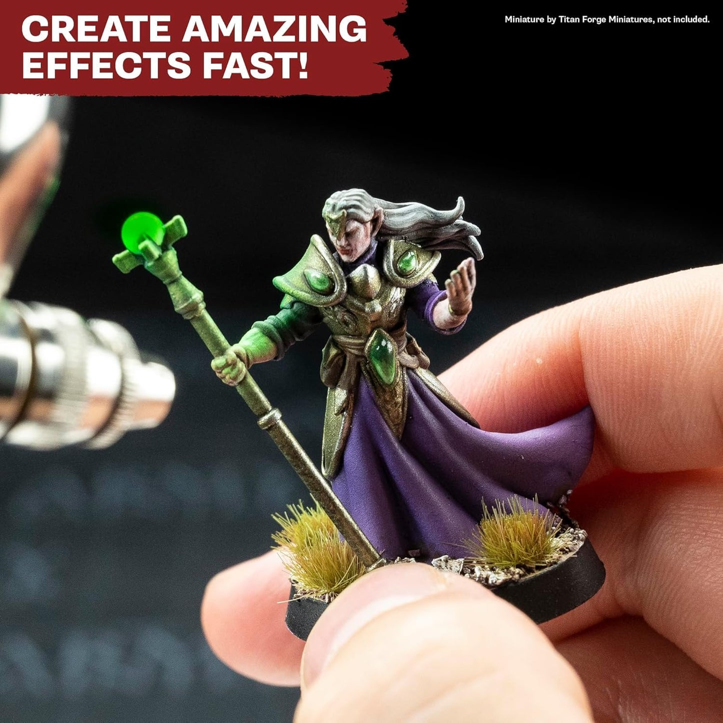 The Army Painter, Warpaints Air Starter Set, 12 x 18ml Vorgemischte Acrylfarben für Airbrush,1 Grau Grundierung, Airbrush Farben Set für Wargames Tabletop Miniaturen & Modellbau