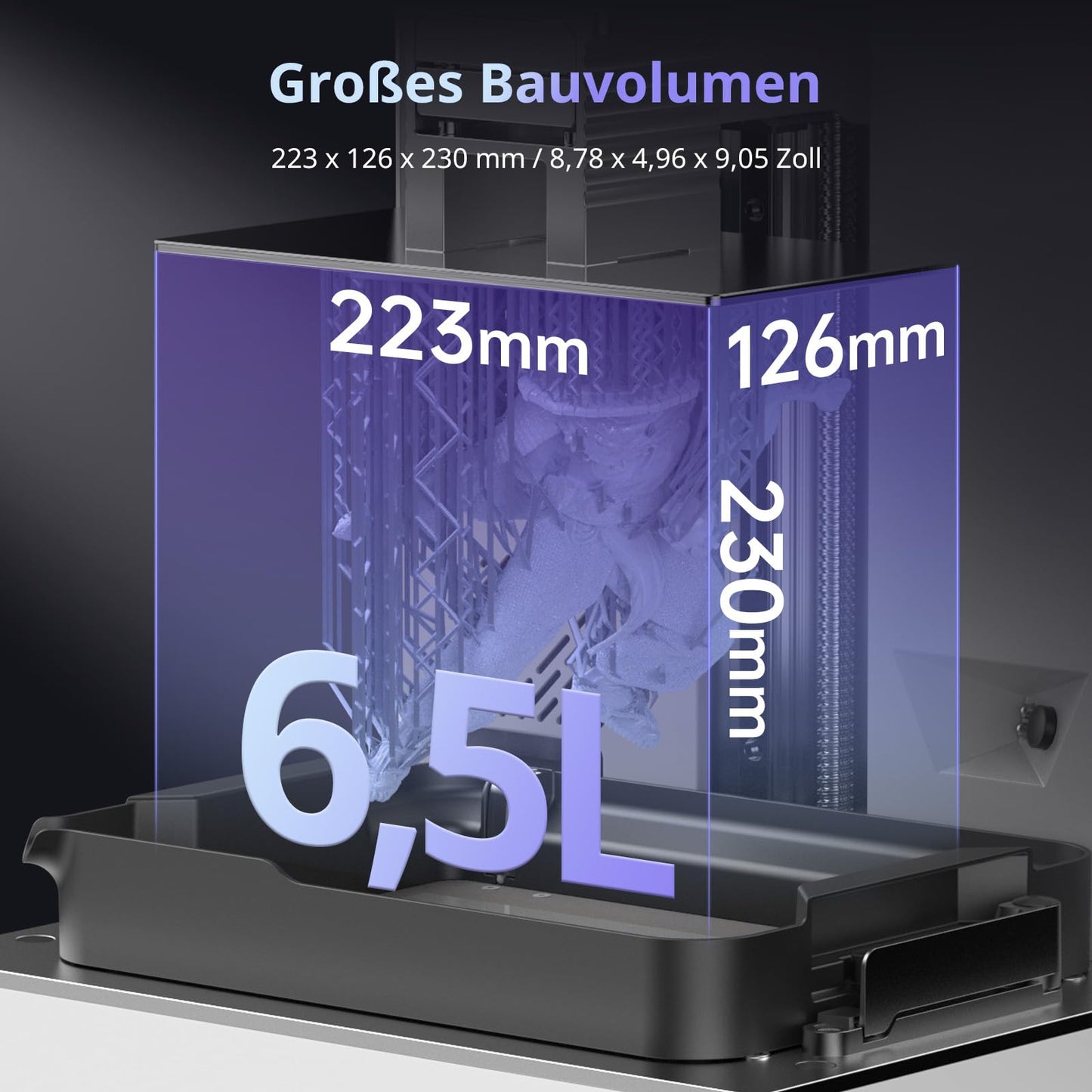 Anycubic Photon P1 Resin 3D Drucker, 14K LCD 3D Druck