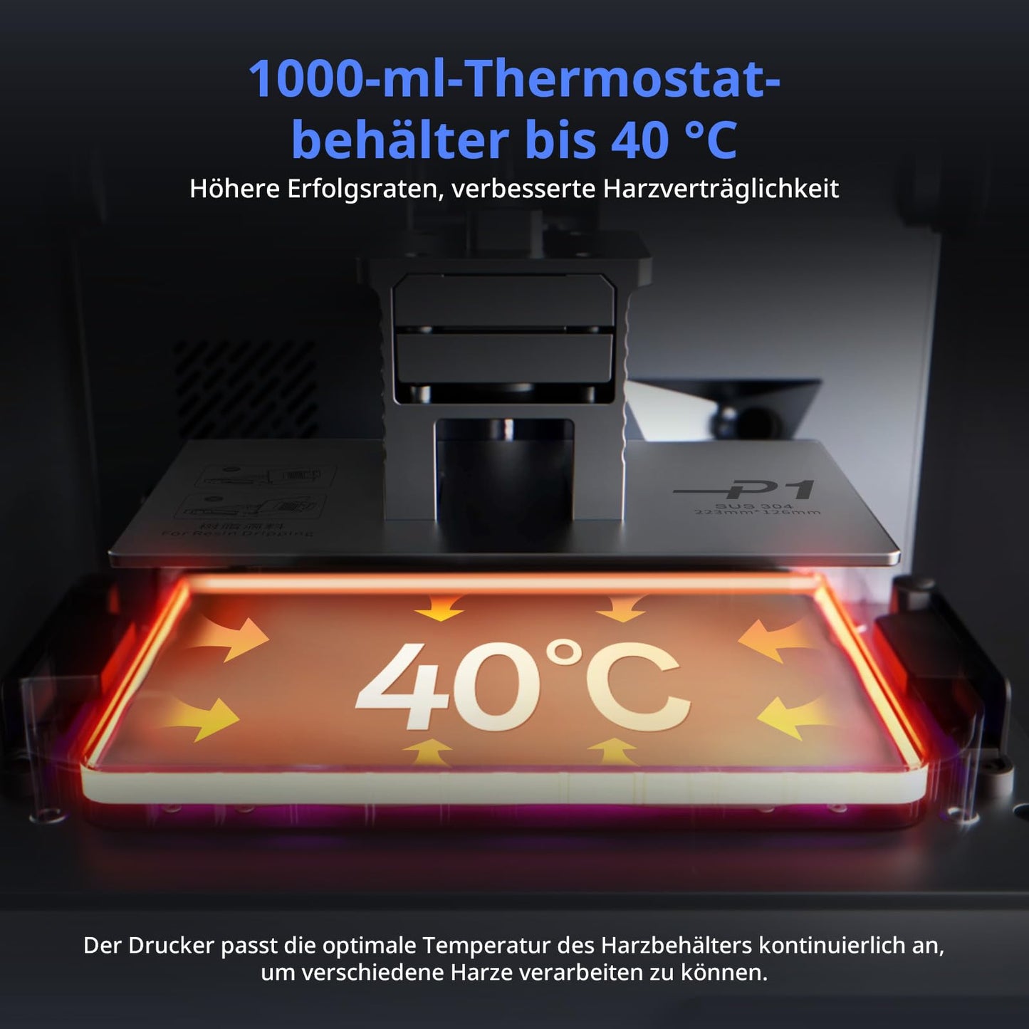 Anycubic Photon P1 Resin 3D Drucker, 14K LCD 3D Druck