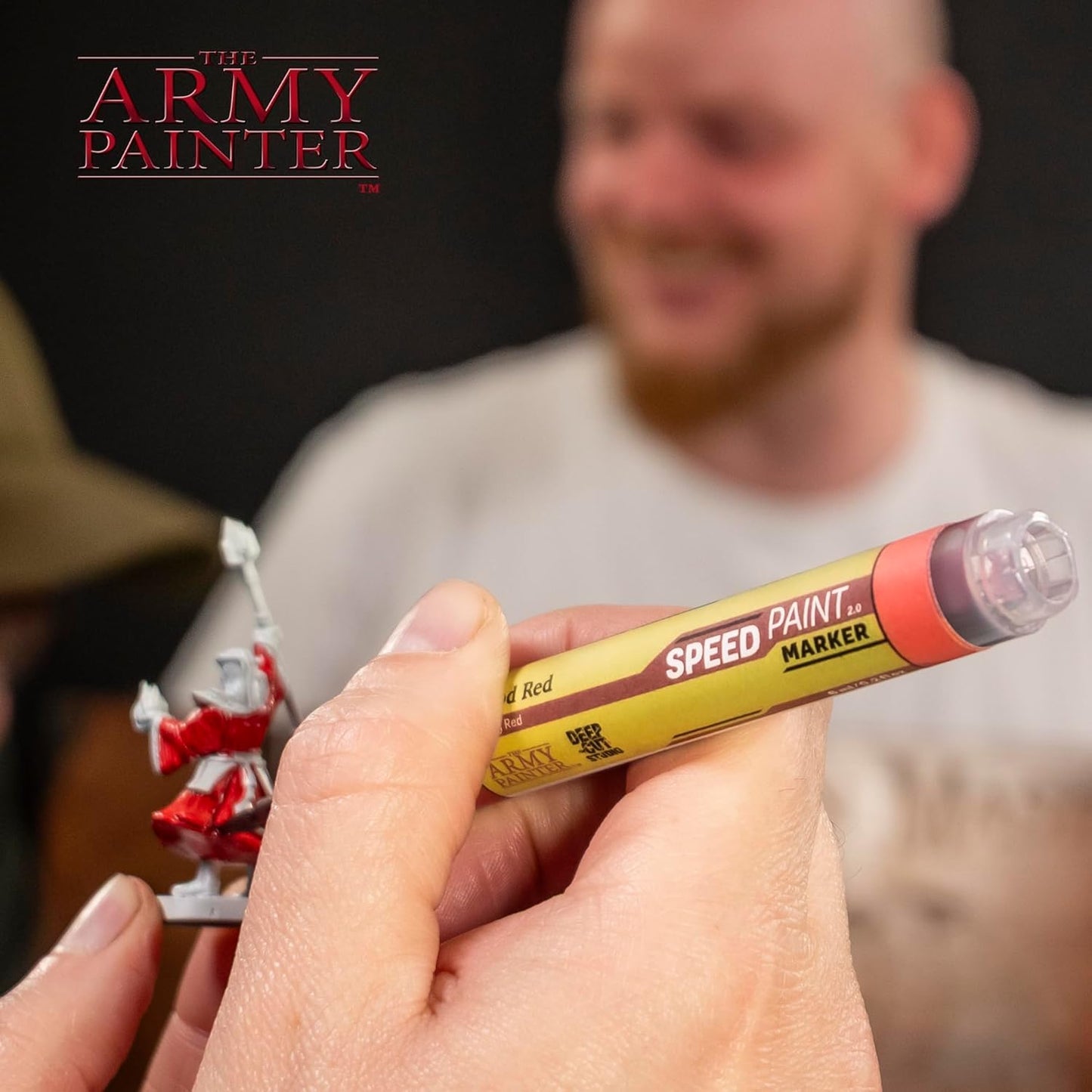 The Army Painter, Speedpaint Marker Starter Set, 10 x 6 ml Speedpaint 2.0 Marker, 9 Contrast-Farbstifte & 1 metallischer Acrylfarbstift, inkl. 10 Ersatzspitzen für DnD & Warhammer