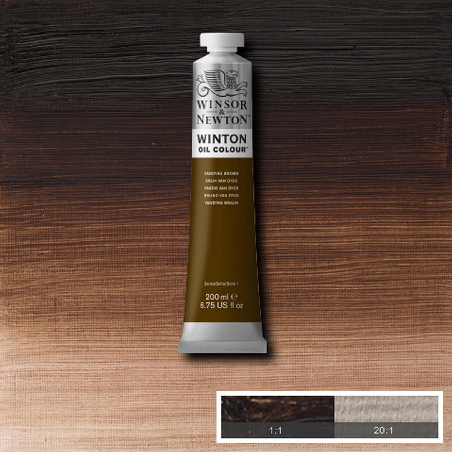 Winsor & Newton 1437048 Winton, feine hochwertige Ölfarbe - 200ml Tube mit gleichmäßiger Konsistenz, lichtbeständig, hohe Deckkraft, reich an Farbpigmenten - Phthalo Dunkelgrün