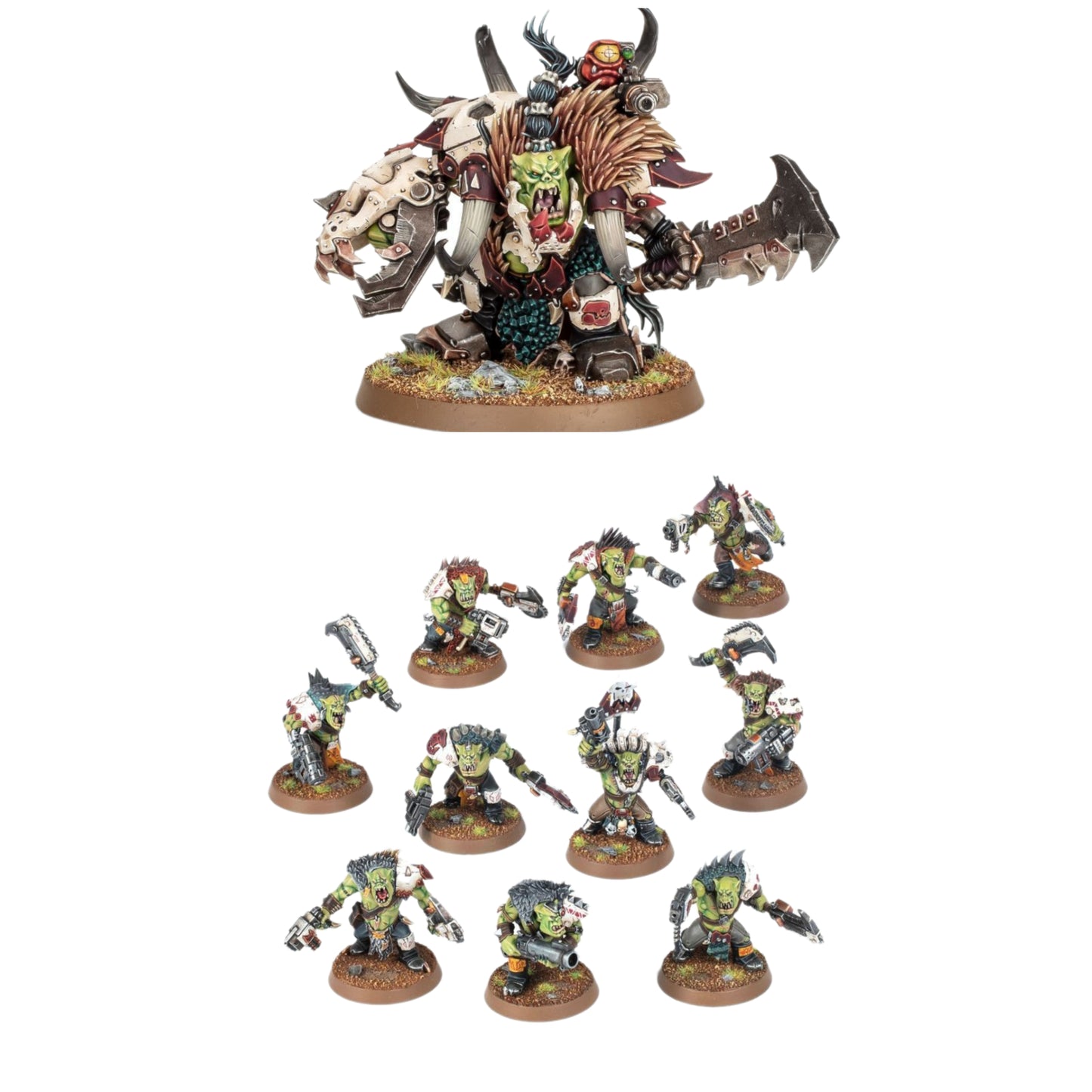 Ork Viechboss & 10 Viechjäga