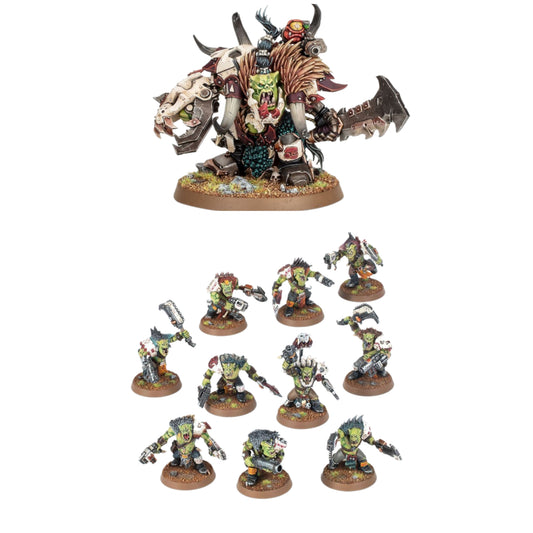 Ork Viechboss & 10 Viechjäga