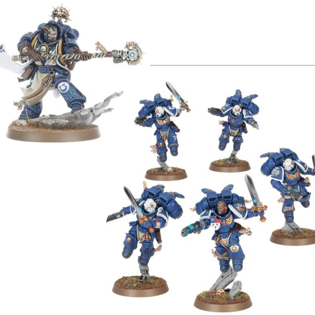 Einzelgussrahmen Space Marine neuer Skriptor & 5 neue Vanguard Veteranen