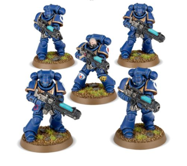 Space Marine 5 Hellblaster & 5 Infernus Marines