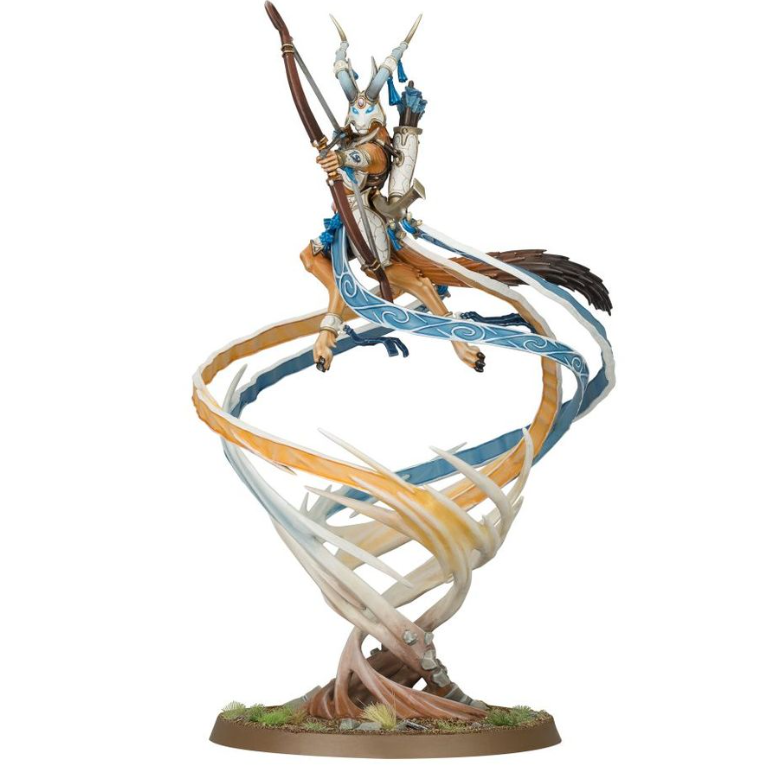 Lumineth Realm Lords Hurakana Windgeist / Sevireth der siebte königliche Wind Einzelgussrahmen