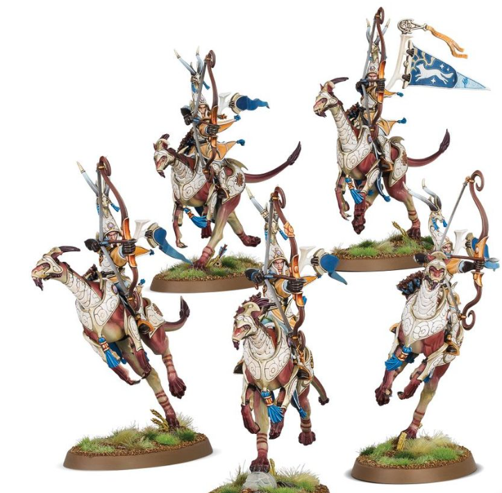 Lumineth Realm Lords Hurakana Windreiter Einzelgussrahmen