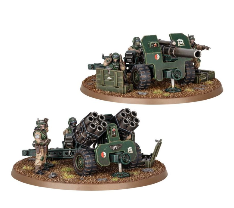 Einzelgussrahmen Astra Militarum Geschützteams