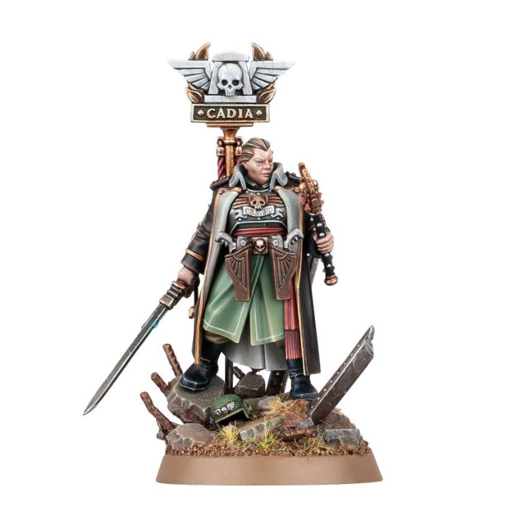 Einzelgussrahmen Astra Militarum Lord Castellan Ursula Creed
