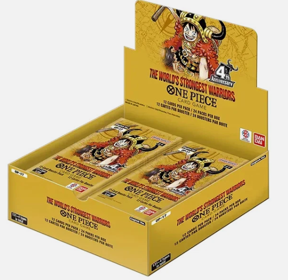 One Piece TCG The World's Strongest Warriors Display Englisch