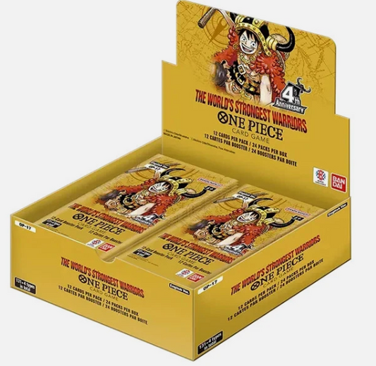 One Piece TCG The World's Strongest Warriors Display Englisch